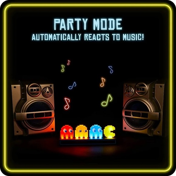 Pac-Man & Ghosts Desk Light Bandai Namco, Atari, Paladone, 80s, Retro, Pac Man - Picture 9 of 9